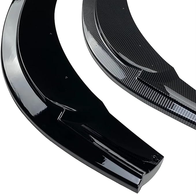 DYXN Front Bumper Fixed Front Lip Chin Spoiler Splitter Compatible for CLA Class C117 CLA200 260 CLA45 AMG 2013-2015(Gloss Black)