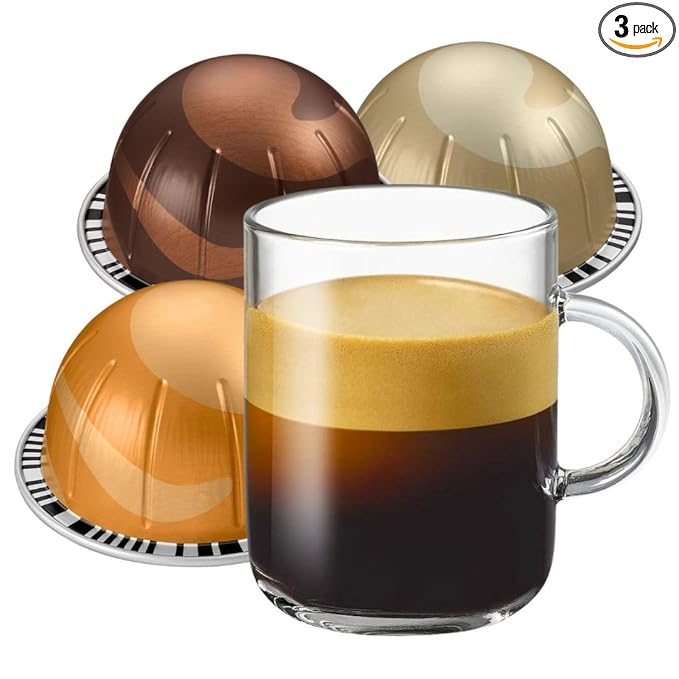 Barista Creations Best Flavored Coffee Pack - Rich Chocolate Sweet Vanilla Golden Caramel Capsules (30 Pods)