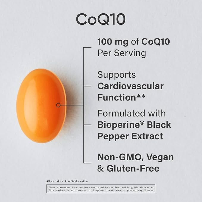 Sports Research® Celular Energy Pack - Plant Based Vitamin B12 as Methylcobalamin 2000mcg + CoQ10 100mg Enhanced w/Coconut Oil &amp Bioperine + High-Absorption Magtein® 2000mg