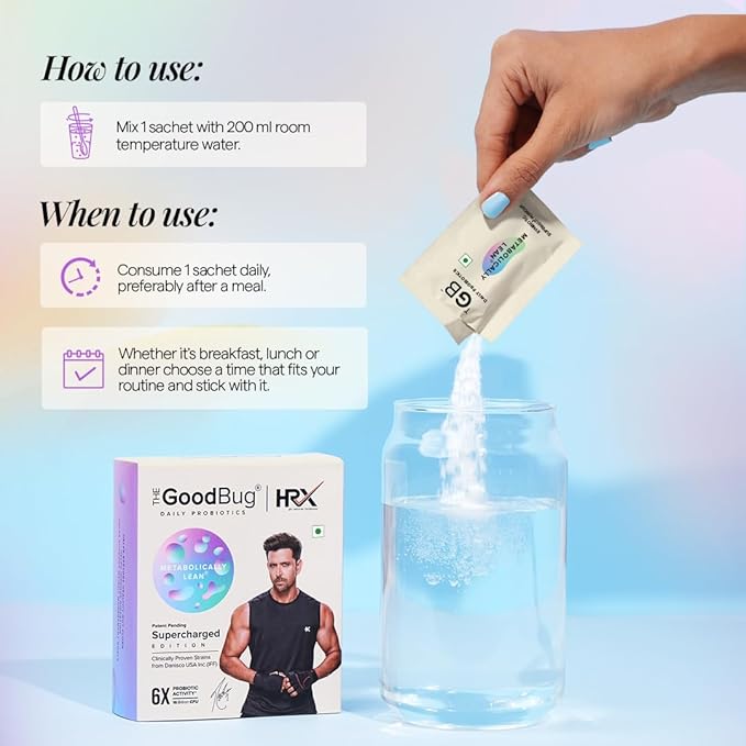 The Good Bug Metabolically Lean Powder |for Men &amp Women | 90 Days Pack