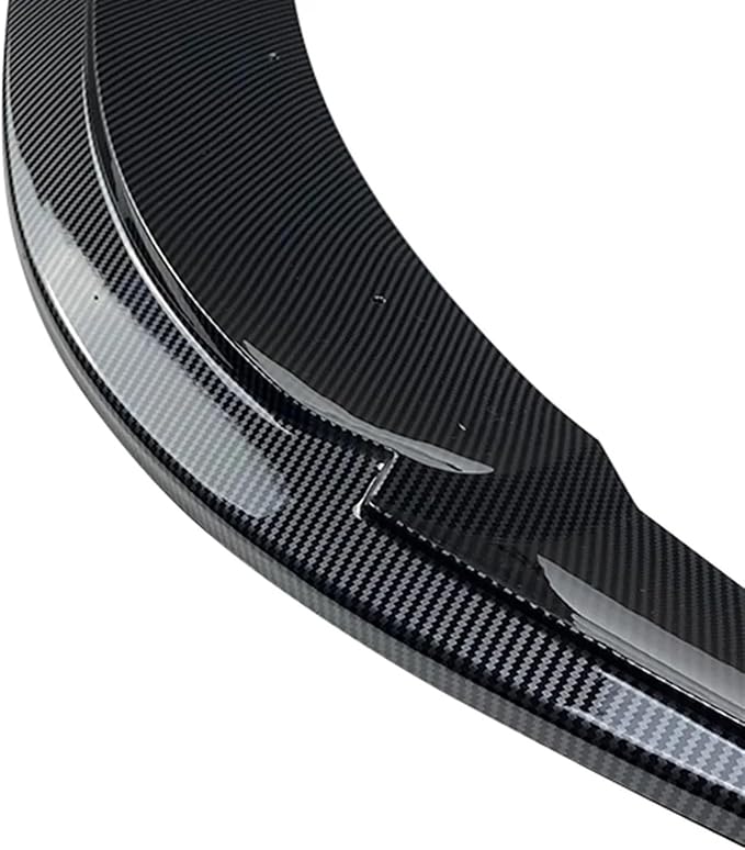 Car Front Bumper Lip Compatible for Mercedes Benz CLA Class C117 CLA200 260 CLA45 AMG 2013-2015 ABS Spoiler Splitter Body Kits Diffuser(Color:Carbon Fiber)