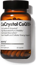 BIGVITA CoCrystal CoQ10 + 120 mg Ubiquinol – Ultra-Absorption Formula with PQQ SOD &amp BioPerine – Supports Heart Energy &amp Cellular Vitality – 60 Capsules - 2 Month Supply