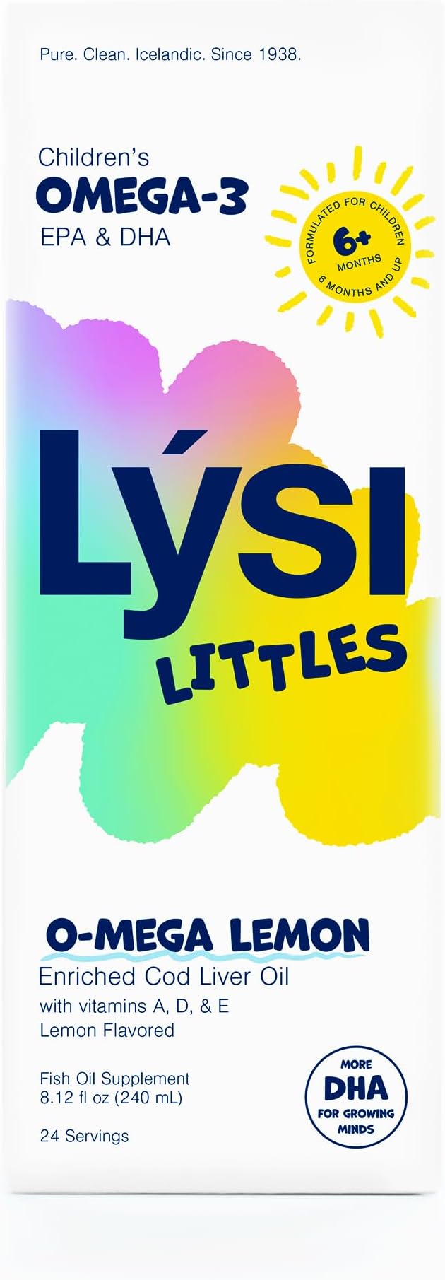 LYSI Liittles Childrens's Omega Lemon Cod Liver Oil 8.12 OZ