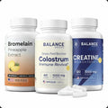Balancebreens Bromelain + Grass-Fed Colostrum + Creatine Performance &amp Recovery Bundle