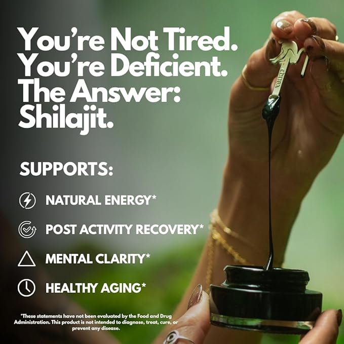 Chuga's Shilajit | Organic Shilajit Harvested 16000ft | Lab Tested in USA 74+ Fulvic Acid Grade A Immune Booster - 0.7 Ounce (Pack of 1) - Shilajit for Women