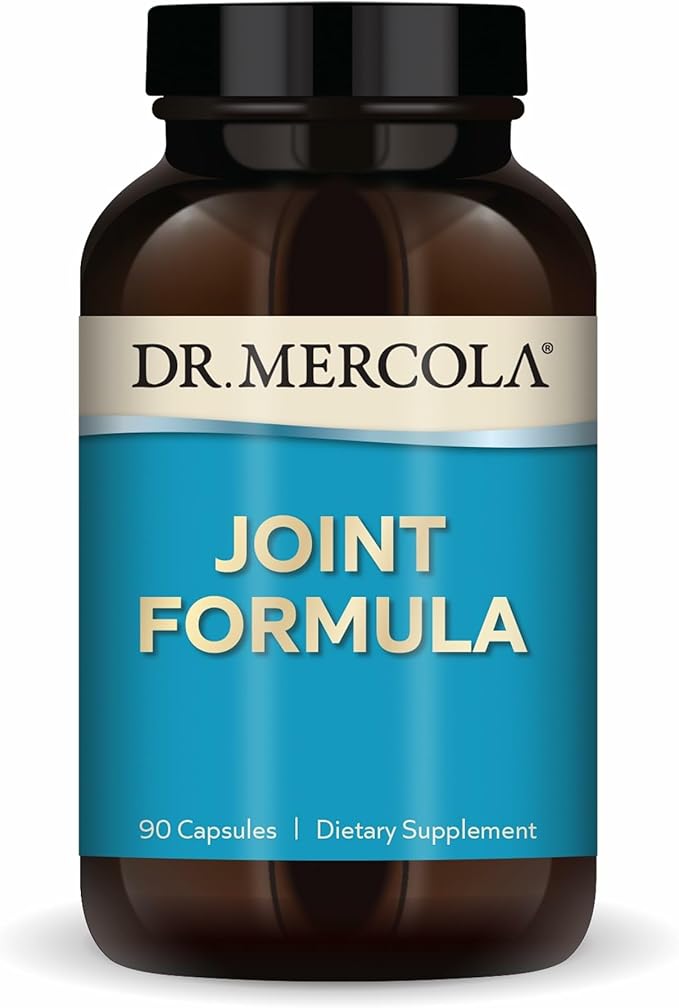 Dr. Mercola Joint Formula - Supports Joint Comfort &amp Mobility - from Natural Eggshell Membrane - Non-GMO &amp Gluten-Free - 90 Capsules (90 Servings)