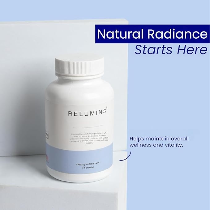 Relumins Cellular Renewal Duo – Advanced Cell Regenerator + Age Defense Complex – NAD+ &amp Energy Support with Resveratrol CoQ10 &amp Glutathione – Two-Step Daily Wellness System
