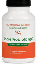 Spore Probiotic IgG by Dr. Rajsree MD | Spore-Based Probiotic &amp IgG for Gut Barrier &amp Immune Support | 3 Bacillus Strains + Bovine Immunoglobulins | 90 Capsules