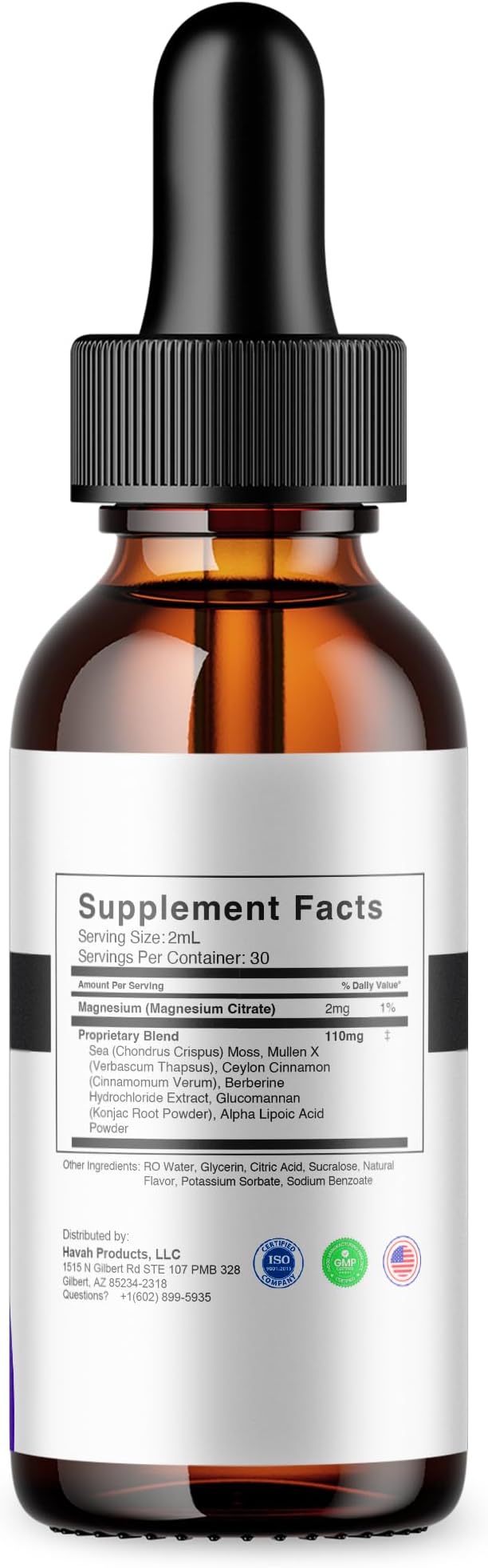 BLUE VIBE Glycopezil Drops Glyco pezil Advanced Maximum Strength Overall Health &amp Blood Support Supplement Glycopezil Premium Daily Health and Overall Energy Formula (3 Pack - 6oz / 180ml)