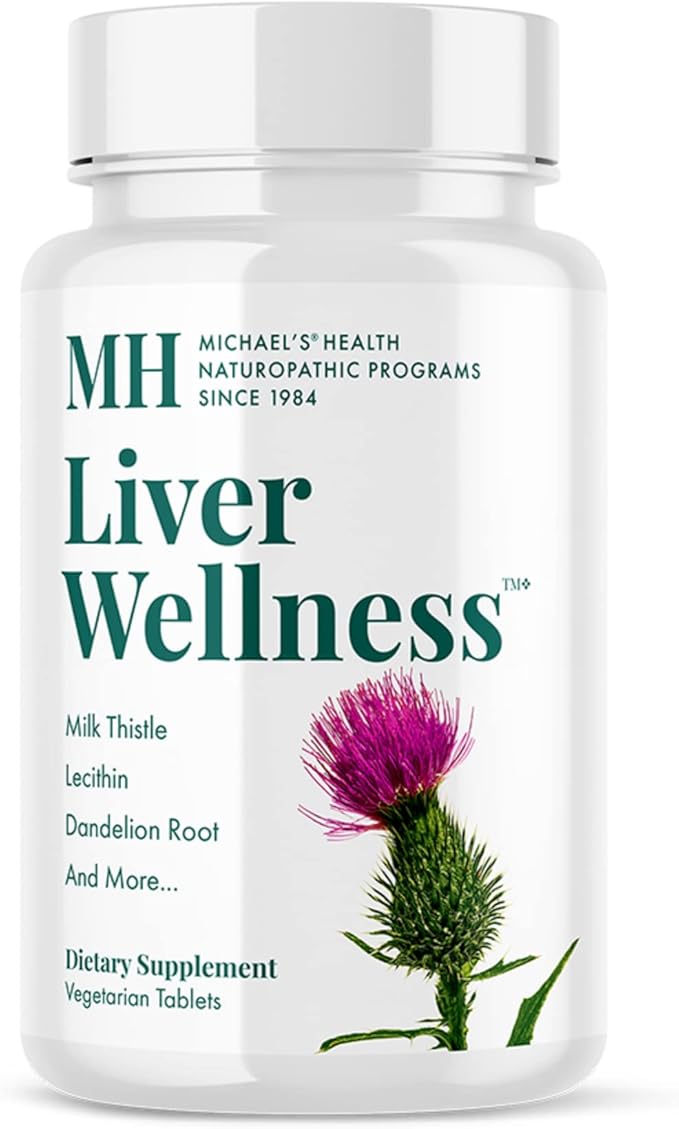 Michael's Health Naturopathic Programs Liver Wellness - 60 Vegetarian Tablets - Contains Nutrients for Liver Support - Kosher - 20 Servings