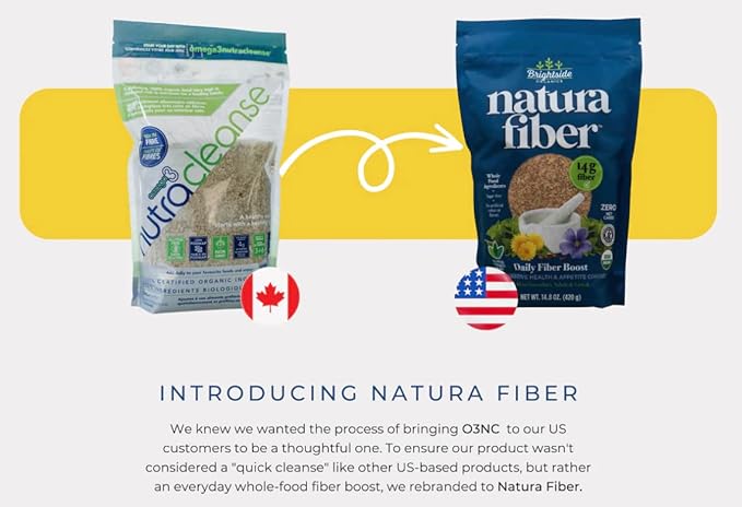 All-Natural Organic Fiber Powder Supplement Plant-Based Whole Food Ingredients No Artificial Colors or Flavors