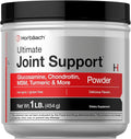 Horbaach Joint Support Supplement Powder | 1 lb | Glucosamine Chondroitin MSM &amp Turmeric | for Men and Women | Non-GMO &amp Gluten Free