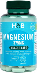Holland and Barrett Magnesium 375mg Muscle Care Tablets 90 Tablets Vegan