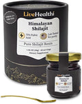 Himalayan Shilajit Resin - 75 Servings for Energy Boost &amp Immune Support – Organic Shilajit Contains 85+ Trace Minerals and 75percent+ Fulvic Acid with Lab Test Report (30g)