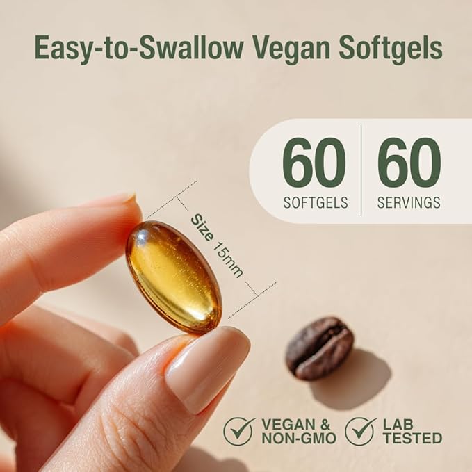 Oregano Oil Capsules – Extra Strength 86–90% Natural Carvacrol – Possibly The Most Potent Oregano Capsule – Immune Support Digestive &amp Candida Cleanse-60 Softgels