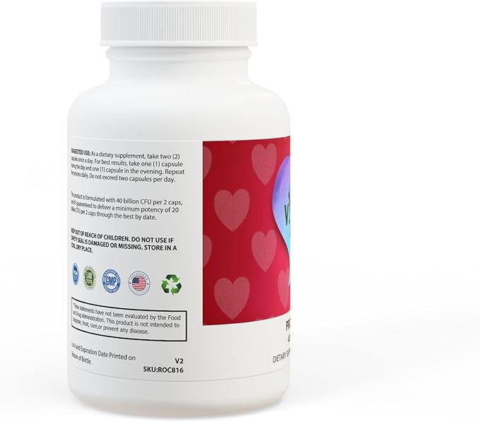 Probiotics Supplement 40 Billion CFU 60 Capsules