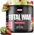 REDCON1 Total War Pre Workout Strawberry Kiwi - L Citrulline Malic Acid Green Tea Leaf Extract for Pump Boosting Pre Workout for Women &amp Men - 3.2g Beta Alanine to Reduce Exhaustion (30 Serving