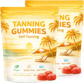 Tanning Gummies with Vitamin C &amp E Astaxanthin Beta Carotene for Natural Looking Glow Bronzing Non-GMO Vegan &amp Sugar Free - 60 Count (MangoS)