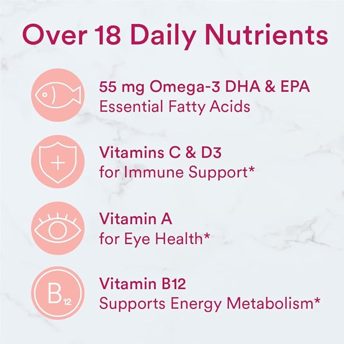 SmartyPants Teen Girl Multivitamin Gummies: Omega 3 Fish Oil (EPA/DHA) Vitamin C D3 B12 Vitamin A K &amp Zinc Gluten Free Includes Biotin to Support Hair Skin &amp Nails 120 Count (30 Day S