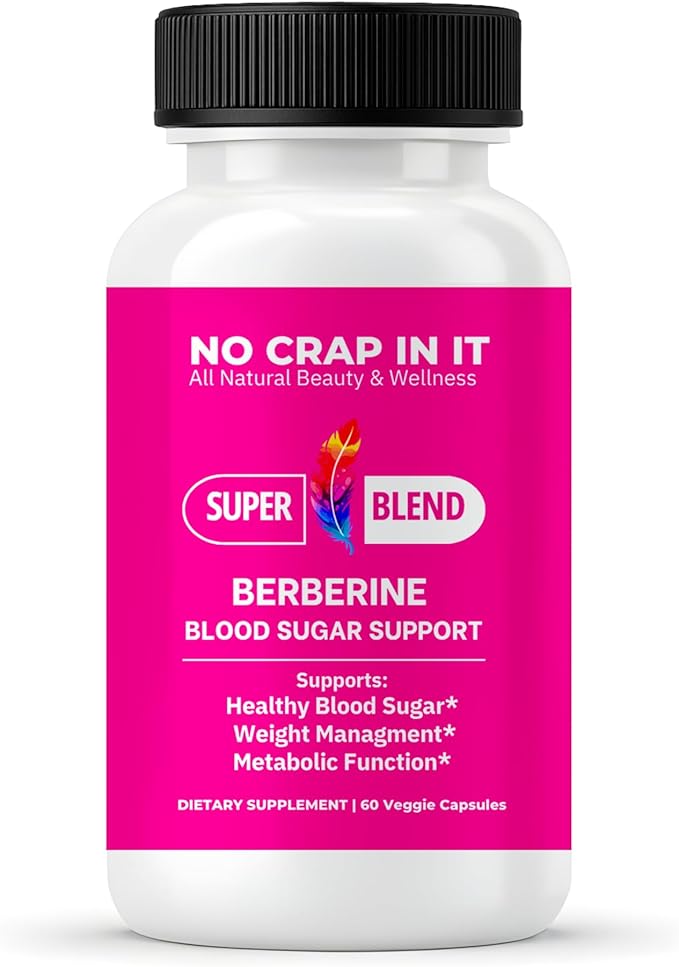 No Crap In It Berberine Supplement with Ceylon Cinnamon &amp Fenugreek – Metabolic Support Appetite Control &amp Healthy Weight Management Capsules – Made in USA
