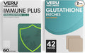 Veru Wellness Immune Complete Boost Duo Lifestyle Patches – Non-Ingestible Topical Wellness Patch Time-Release Wear 8–10 Hours (120 Patches)