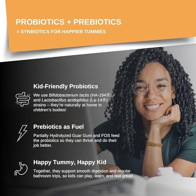 Intelligent Labs Kids/Children Probiotics 6 Billion CFU with Prebiotics PHGG &amp FOS Once-Daily Chewable Great Taste 10x Effectiveness 60-Day Supply Third-Party Verified