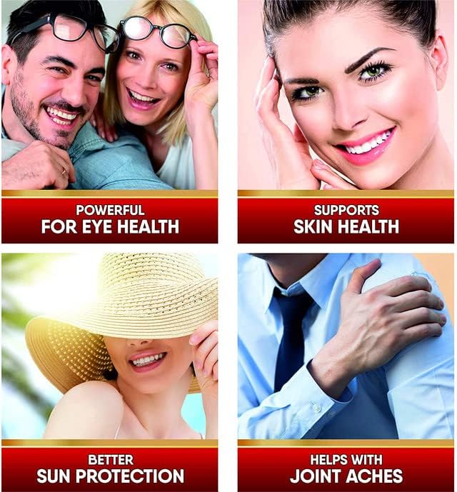 Astaxanthin 10mg Supplement/Best Pure Antioxidant from Microalgae Helps Skin Care &amp Eye Arthritic Joints Healthy Aging Boosting Energy 120 Non-GMO Softgels - Premium Astaxanthin Supplements