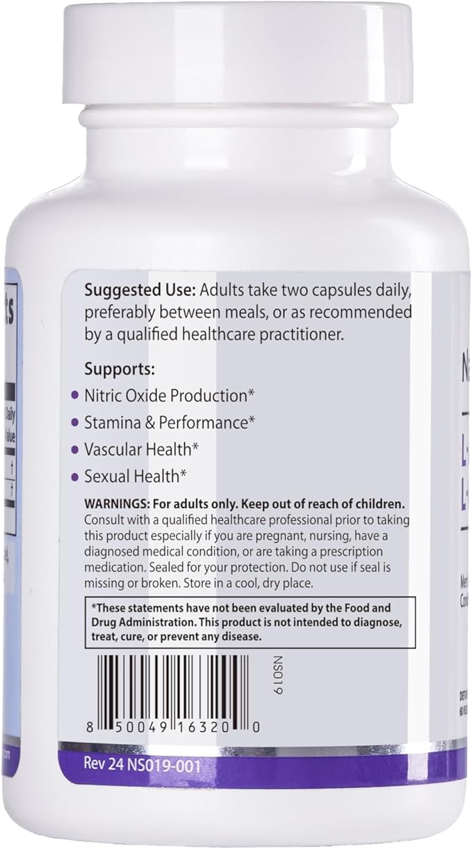 L-Arginine + L-CitrullineEggplant Care60 Capsules