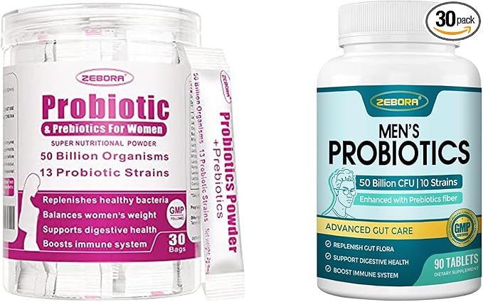 Probiotics for Women Digestive Health 50 Billion CFU 13 Strains Women's Probiotics Powder with Cranberry for Urinary &amp Vaginal Health Probiotics &amp Prebiotics for Gut and Immune Health 30