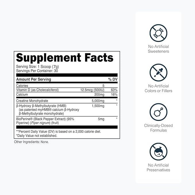 Transparent Labs Creatine HMB (30 Servings Strawberry Lemonade) &amp Creatine HMB Unflavored (30 Servings Unflavored)