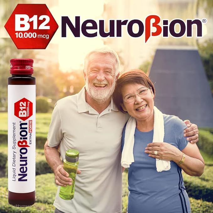 Neurobion Extra Forte B12 10000 mcg Vials Liquid - Extreme Powerful- 10 Vials per Box