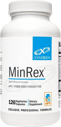XYMOGEN MinRex Multi-Mineral Supplements - with Iodine Selenium and Potasium to Support Mineral Repletion + Sports Nutrition (120 Soy Gluten and Dairy-Free Capsules)