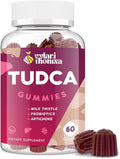 Premium TUDCA Bile Salts Gummies - 2000mg High Potency Liver Support Supplement Liver Detox &amp Repair with Milk Thistle Artichoke Probiotics - Vegan 30 Servings