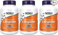Now Foods L-Arginine 1000mg 120 Tablets (Pack of 3)