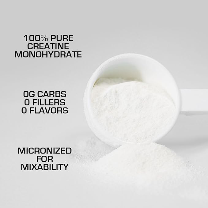 MRI Performance Creatine Monohydrate Powder 5g100% Pure Micronized Creatine Supplement Muscle Growth &amp Recovery Build Muscle Increase Strength Performance Endurance 1000g Unflavored