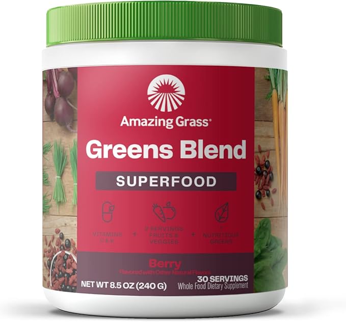 Amazing Grass Greens Blend Superfood &amp Greens Blend Superfood: Super Greens Smoothie Mix