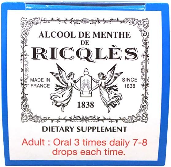 Ricqles Peppermint Oil Dietary Supplement (Supports Healthy Digestion Intestinal Comfort) (1.69 fl. oz) (3 Bottles)