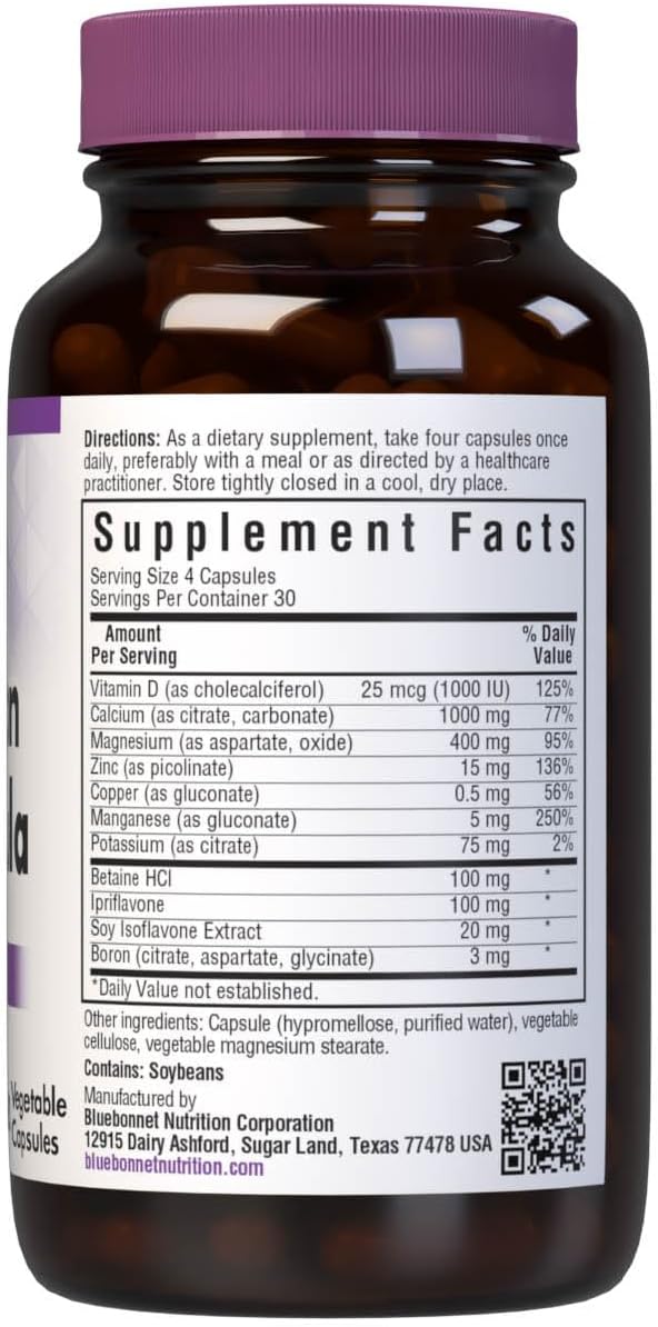 Bluebonnet Super Boron Bone Formula Vegetarian Capsules 120 Count