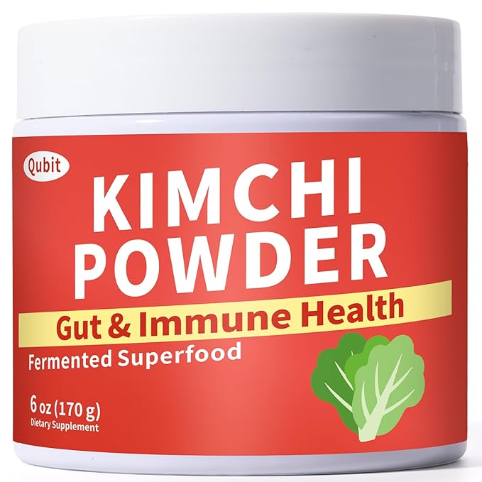 Kimchi Supplement Kimchi Capsules Alternative (Powder Form) Probiotics &amp Enzymes Supports Gut &amp Digestive Taste Well One Fermented Superfood for Antioxidant Support 170g