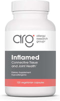 Allergy Research Group InflaMed - Connective Tissue &amp Joint Support Supplement - Synergistic Herbal &amp Enzyme Complex - Includes MSM Turmeric Boswellia &amp Bromelain - 60 Servings - 120 Cap