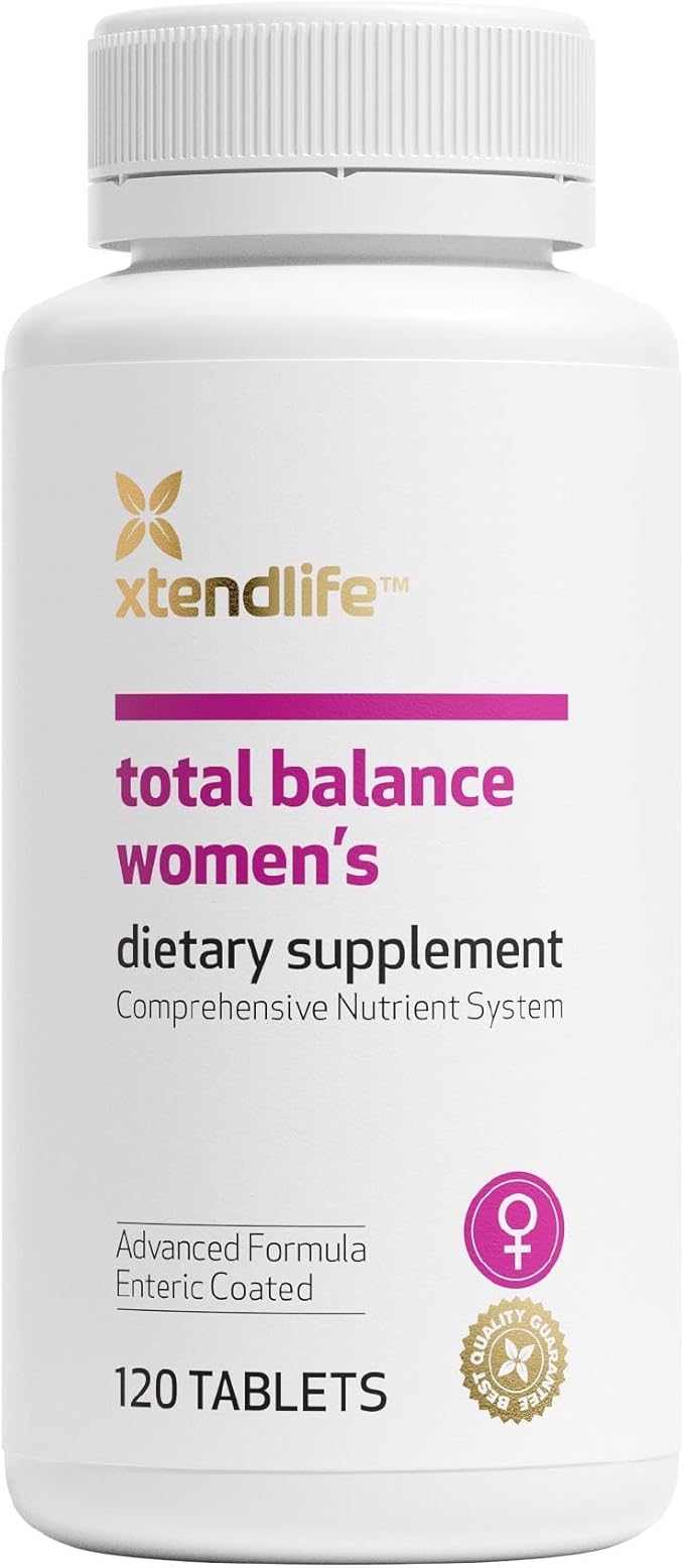 Xtendlife Total Balance Women's Multivitamin for Immune Heart Digestive &amp Cellular Health - - Daily Support - 70+ Nutrients &amp Minerals - 30 Day Supply