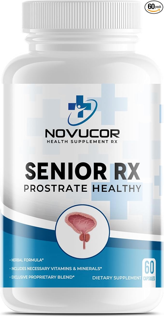 Prostate Health Formula 60 Veggie Capsules Natural Wellness Support Senior Rx Series