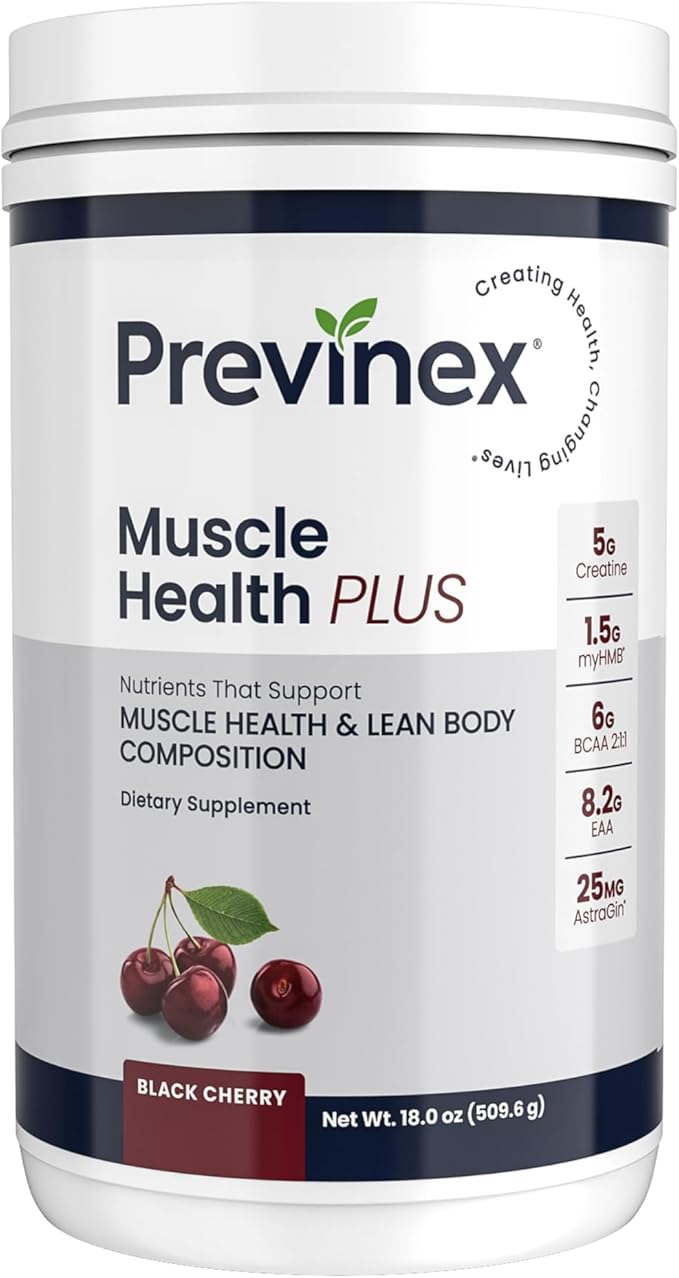 Muscle Health Plus – All-in-One Creatine Monohydrate &amp Amino Acids Powder with myHMB &amp AstraGin – BCAA 2:1:1 and Essential Amino Acids Supplement for Strength Recovery &amp Lean Muscle Cher