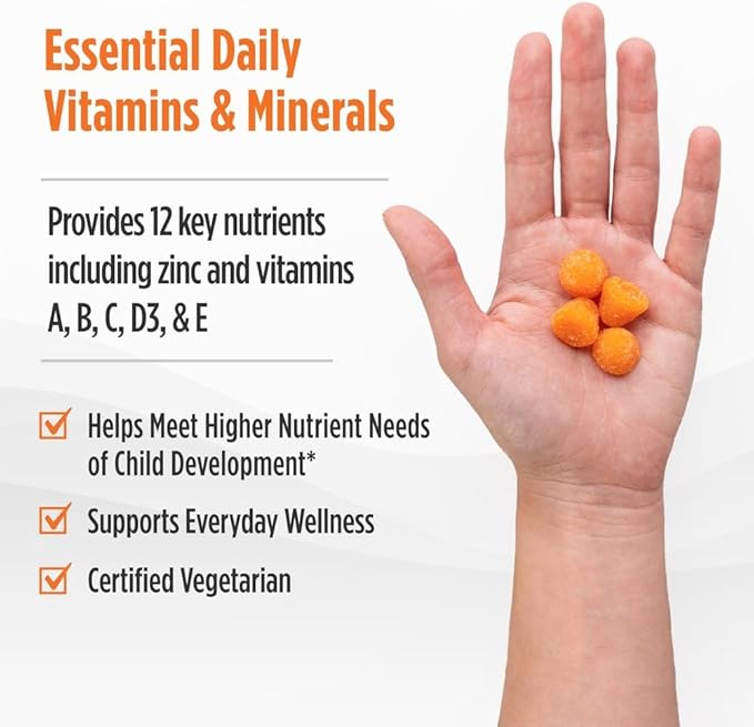 Nordic Naturals Nordic Berries Citrus - 120 Gummy Berries - Great-Tasting Multivitamin for Ages 2+ - Growth Development Optimal Wellness - Non-GMO Vegetarian - 30 Servings