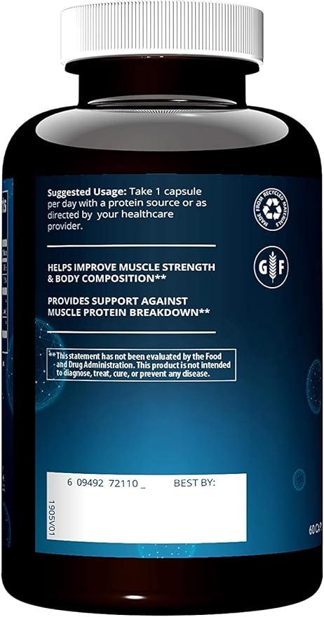 MRM - HMB 1000 Muscle Maintenance Helps Improve Muscle Strength and Body Composition (60 Count)