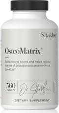 Shaklee OsteoMatrix® - Build &amp Maintain Strong Bones - 100% DV Calcium &amp Magnesium - Vitamins D &amp K - Zinc Manganese - Clinically Tested for Absorption - 360 Caplets