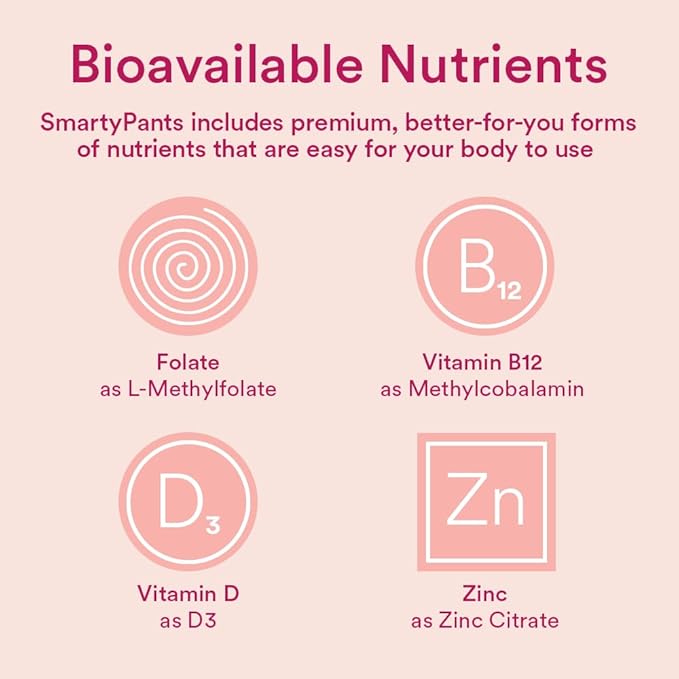 SmartyPants Teen Girl Multivitamin Gummies: Omega 3 Fish Oil (EPA/DHA) Vitamin C D3 B12 Vitamin A K &amp Zinc Gluten Free Includes Biotin to Support Hair Skin &amp Nails 120 Count (30 Day S