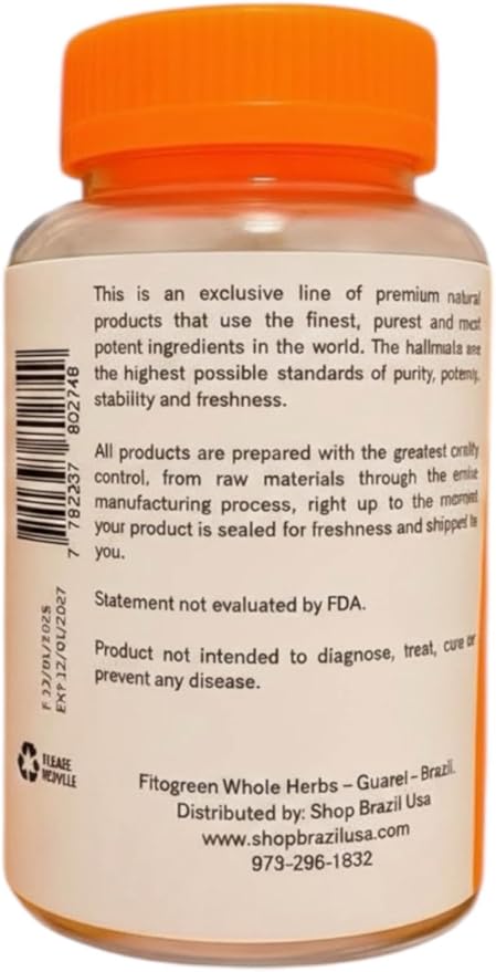 Sucupira Oil (Pterodon emarginatus) 500 Mg - 60 Capsules- Plant Based