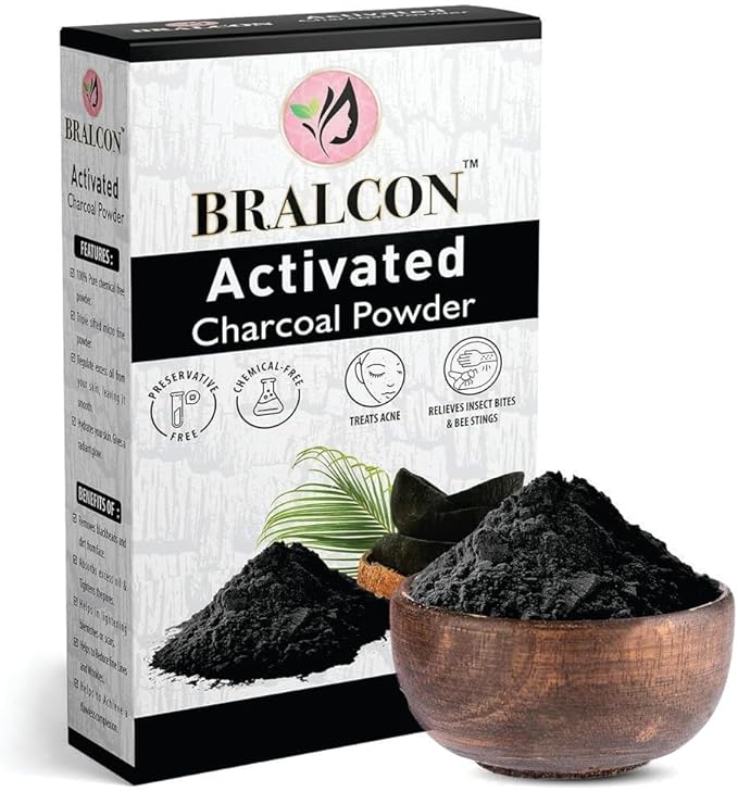 Generic DD Activated Charcoal Powder-100g / Coconut Shell Charcoal Powder for Skin &amp Hairs - All Skin TypesTriple Filtered Pure &amp Natural