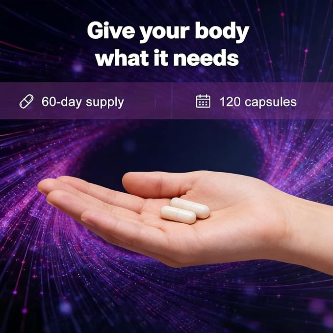 Magnesium Complex 30-in-1 10 Forms of Magnesium + Methylated B-Complex with CoQ10 Alpha Lipoic Acid &amp L-Carnitine 120 Capsules